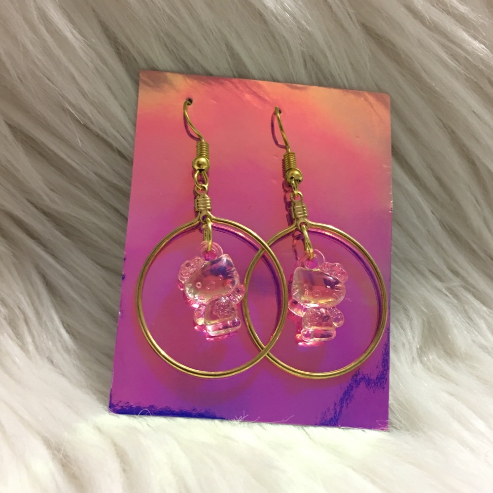 🎀 Hello kitty pink Sanrio earrings